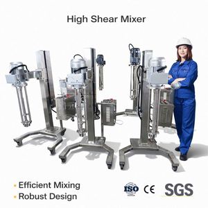 Supplier High Shear <b>Mixers</b> Liquid Mixing <b>Machines</b> Cosmetic <b>Machine</b> Stirrer <b>Mixer</b> Small <b>Soap</b> <b>Making</b> <b>Machine</b> Pneumatic 4.4KW - Product Image 3