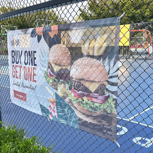 Impresión a Todo Color, Publicidad Exterior, Lona Perforada Flexible, Malla para Cercas, Tela para Banderas y Pancartas Promocionales - Product Image 1