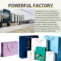 Sacs en papier et boîtes d'emballage durables personnalisés pour les boutiques de luxe, emballage cadeau, promotion, utilisation avec logo personnalisé