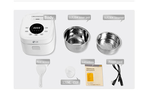 Penanak Nasi Listrik Multifungsi 3L Terbaru Rendah Gula dan Karbohidrat untuk Penderita <span class=keywords><strong>Diabetes</strong></span> - Product Image 6