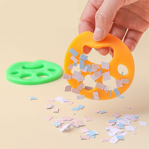 Removedor de pelo de silicona con forma de garra de gato, recolector de pelo y polvo para lavadora, herramientas de limpieza reutilizables de doble cara y lavables - Product Image 5