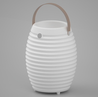 Glacière portable avec haut-parleur LED, seau à glace Bluetooth, haut-parleur 30W pour fête en plein air