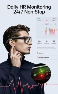 Occhiali Smart W300 per il Monitoraggio della Salute con Rilevamento Frequenza Cardiaca, Ossigeno nel Sangue, Temperatura Corporea e Protezione UV per Stili di Vita Attivi - Product Image 5