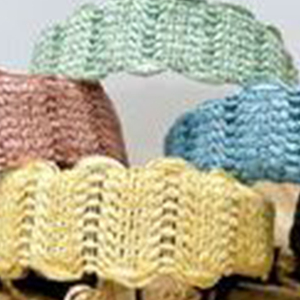 Bandeau large en tricot élastique pour femme, mode décontractée, en coton et dentelle - Product Image 5