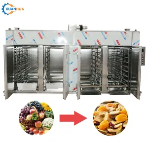 Eigene Ersatzteilproduktionslinie automatische Pfeffer Obst und Gemüse Abluftlufttrockner Tomatentrocknungsmaschine