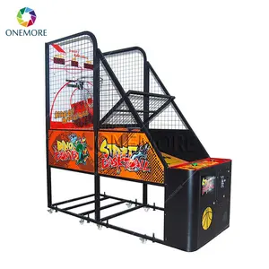 En çok satan eğlence Mini 10ft elektronik basketbol oyun salonu oyun makinesi 22 inç Arcade çocuk basketbolu oyun makinesi