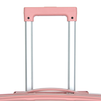 Ensemble de bagages rigides géométriques 20/24/28 pouces 3 pièces avec logo personnalisé, valise de voyage en PP avec roulettes pivotantes à 360°
