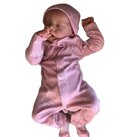 Venta al por mayor 17 "18" pulgadas aspecto libre Real realista recién nacido silicona vinilo dormir Reborn Baby Dolls ropa de niña