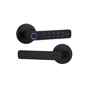 Serrure de porte intelligente biométrique Allsmart - Déverrouillage par empreinte digitale, mot de passe, carte, application, clé - Pour usage hôtelier - Matériau en aluminium - Stockage sur le cloud - Product Image 1