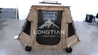 Toldo Trapezoidal 420D con Alivio Asimétrico de Carga de Viento, Cremallera SBS, Ventilación Estática, Refuerzo en Esquinas, OEM