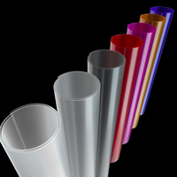 Feuille de PET transparente sur mesure 3mm/1mm/2mm, matériau PE anti-âge, service de découpe disponible
