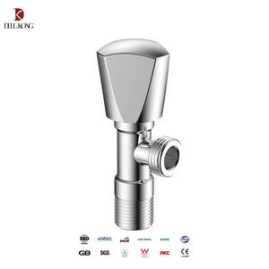 Vanne d'arrêt d'<span class=keywords><strong>angle</strong></span> 1/2 en acier inoxydable chromé en gros bon marché avec poignée en ABS à noyau de cartouche en laiton - Product Image 1