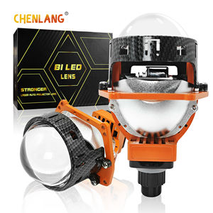 Venta al por mayor barato de alta potencia 130W Universal coche láser Led azul película H4 H7 9005 9006 3 pulgadas Bi Led proyector lente Retrofit faro - Product Image 1