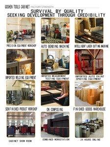 Armoire à outils de <span class=keywords><strong>garage</strong></span> et d'atelier mécanique, <span class=keywords><strong>3</strong></span> ans de garantie, boîte en acier argenté avec 7 tiroirs et outils ODM - Product Image 4