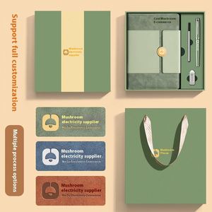 Business Journal A5 PU <b>Notebook</b> with Pen Flash Drive Personalized Gifts Hardcover Promotional Corporate Giveaways Gift <b>Set</b> - Product Image 3