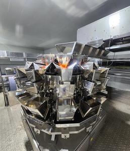 เครื่องบรรจุอาหารถาดอาหารอัตโนมัติพร้อมที่ชั่งน้ำหนักหลายหัวสำหรับอาหารพร้อมมื้ออาหารฟาสต์ฟู้ดเครื่องบรรจุอาหารแช่แข็ง - Product Image 4