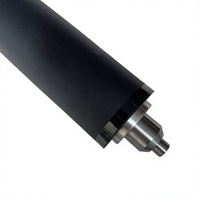 Rouleau en caoutchouc EPDM noir avec impression UV, dureté Shore 35-40 Ra0.8, résistant aux solvants et aux huiles, adapté à toutes les presses d'impression offset.