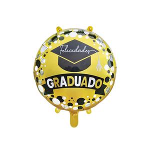 Globos de Aluminio Personalizados de 18 Pulgadas con Orejas de Sombrero de Búho, Decoraciones para Fiestas de Graduación, Regreso a Clases, Globo Inflable - Product Image 5