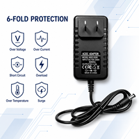 Adaptateur secteur mural AC/DC 3V 2A 6W 2000mA durable, certifié CE FCC RoHS, pour décodeur et commutateur réseau