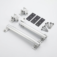 Structure solaire pour toit en tôle, aluminium anodisé 6005-T5, support inclinable avec kit de fixation avant et arrière facile à installer