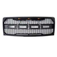 Accesorios de Carrocería de Alta Calidad Parrilla Delantera Brillante 4X4 Estilo Raptor para Ford F150 2009 2010 2011 2012 2013 2014