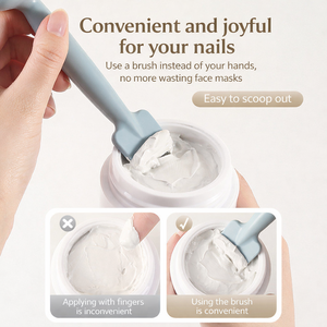 Brocha de Silicona para Mascarillas Faciales, Aplicador de Doble Punta para Limpiar el Rostro, Herramienta de Masaje para Mascarillas de Lodo, Personalizable - Product Image 3