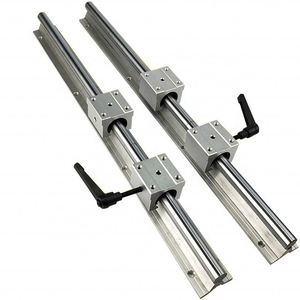รางเลื่อนแบบวงกลม HENTO CNC ผลิตจากเหล็กโครเมียม/เหล็กแบริ่ง รุ่น SBR16 SBR16UU SBR16LUU รับประกัน 1.5 ปี - Product Image 6