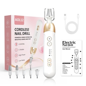 Juego de Taladro Eléctrico Portátil Recargable 2025 para Manicura y Pedicura con Funciones de Exfoliación y Eliminación de Uñas - Product Image 1
