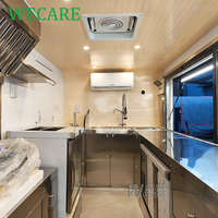 WECARE Outdoor Dessert Limonade Gelato Cart Mobile Juice Bar Bubble Tea Food Truck Remorque Alimentaire Concession Trailer