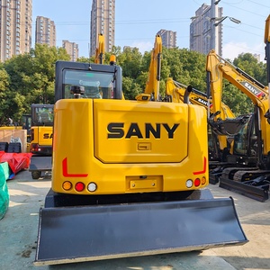 Prix usine, neuf, mini-excavatrice sur roues SANY SY75W 7,5 tonnes, SY75 SY70 SY60 SY55U, engin de construction - Product Image 3