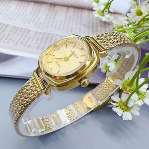 Haut <span class=keywords><strong>de</strong></span> gamme à la mode et Simple diamant blé oreille maille bracelet montre à Quartz montre à Quartz pour femmes - Product Image 3