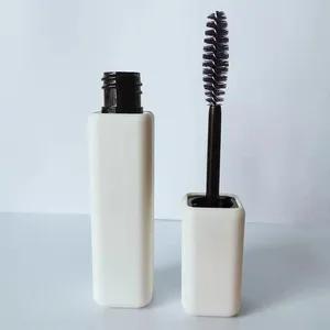 5ml quadratische Mascara-Röhrchen, Soft-Touch-Gummioberflächen-Kosmetik verpackung Mascara-Behälter röhrchen