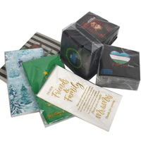 Serviettes en papier jetables SenAng de haute qualité, blanches, 1 plis, en papier aéré, colorées, emballées en feuille ou en sachet