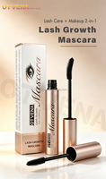 OTVENA Crème imperméable 2 en 1 pour la croissance des cils, formule à base de plantes, booste le volume des cils, mascara 10 ml