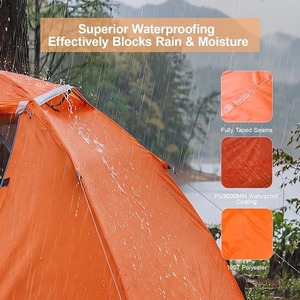 Tente de camping imperméable <span class=keywords><strong>l</strong></span>égère OEM pour la <span class=keywords><strong>randonnée</strong></span> et les voyages, abri extérieur facile à monter - Product Image 5