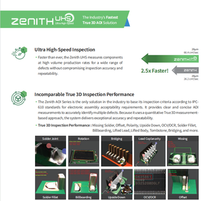 Machine d'inspection AOI 3D KY Zenith UHS pour ligne de production de PCB, placement de composants CMS, 220V, garantie 1 an - Product Image 3