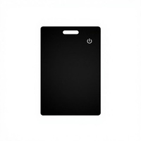 Carte de suivi certifiée Apple MFi, ultra-fine - Localisateur de portefeuille, localisateur d'objets pour bagages, résistance à l'eau élevée