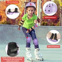 Casque de vélo et de roller pour enfants et adultes, équipement de protection ABS pour sports de glisse avec coussinets résistants aux chocs