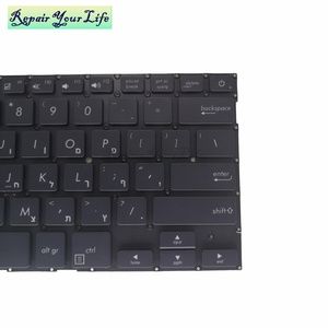 Tastiera retroilluminata <span class=keywords><strong>HE</strong></span> US RU TI per Asus ZenBook UX331UN UX331UA UX331FN UX331FAL 0KNB0-262CHE00 con tre viti di fissaggio - Product Image 3
