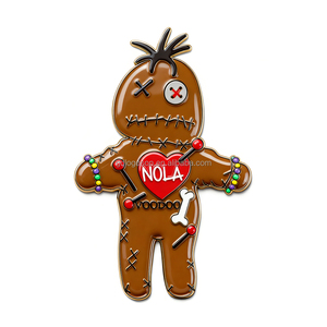 Imanes de Refrigerador Personalizados con el Nombre de la Ciudad de Luisiana Dorada, Recuerdos Turísticos, Imanes de Refrigerador de Aleación de Zinc de Nueva Orleans, Fabricante - Product Image 4