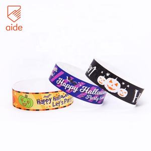 Gelang cetak Logo kustom gelang tyvek tahan air gelang Kertas Sintetis gelang Tyvek untuk perlengkapan pesta acara - Product Image 3