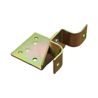 Charnière de table pliante en acier au carbone sur mesure, plaquée zinc jaune, support d'angle rotatif, connecteur pivotant pour meubles, fabricant