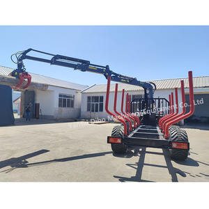 Remolque <span class=keywords><strong>de</strong></span> madera con cargador <span class=keywords><strong>de</strong></span> troncos <span class=keywords><strong>forestal</strong></span> controlado por control remoto hidráulico <span class=keywords><strong>de</strong></span> servicio pesado aprobado por CE con grúa <span class=keywords><strong>de</strong></span> <span class=keywords><strong>cabrestante</strong></span> <span class=keywords><strong>de</strong></span> brazo hidráulico - Product Image 2
