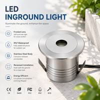 Lampu LED Mini Tersembunyi Grosir, Lampu Tanam Sudut Sempit dengan Heat Sink Aluminium, Lampu Lantai LED untuk Proyek Plaza dan Jalan Setapak
