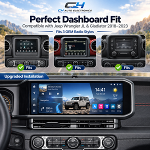 Radio de Coche con Pantalla Táctil Android de 15 Pulgadas, GPS, Navegador, CarPlay Inalámbrico, Android Auto para <span class=keywords><strong>Jeep</strong></span> Wrangler JL Gladiator 2018-<span class=keywords><strong>2023</strong></span> - Product Image 6