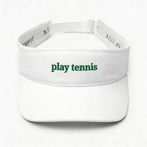 Custom Embroidered Sun Visor Play Tennis Team Gifts Sunhat Baseball Caps Tennis Club Matching Apparel Beach Party Gift - Product Image 1