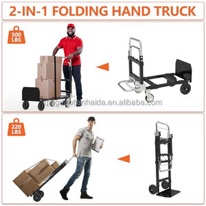 Chariot à main pliable en aluminium Dolly Cart avec chariot utilitaire robuste pliable - Product Image 5