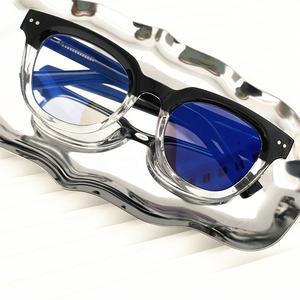 Gafas TR90 con Protección Anti Luz Azul Qingqing UV400, Gafas <span class=keywords><strong>de</strong></span> Pesca Ópticas Vintage con Bisagra <span class=keywords><strong>de</strong></span> Resorte, Redondas, Anti Reflejo, Fotocromáticas <span class=keywords><strong>para</strong></span> Hombre y <span class=keywords><strong>Mujer</strong></span> - Product Image 1