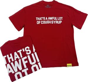 New Arrival Men's Clothing <b>Top</b> Quality T-Shirts THAT'S A AWFUL LOT OF COUPH SYRUP Loose Casual Scannable Print Oversized Shirts - Product Image 3