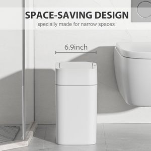 Poubelle Intelligente à Détecteur 12L/16L, Bac à Déchets Étanche en Plastique pour Chambre, Salon, Salle de Bain et Cuisine - Product Image 5